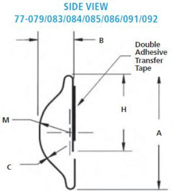 EMC 0077008317 A=9,398mm, B=3,302mm